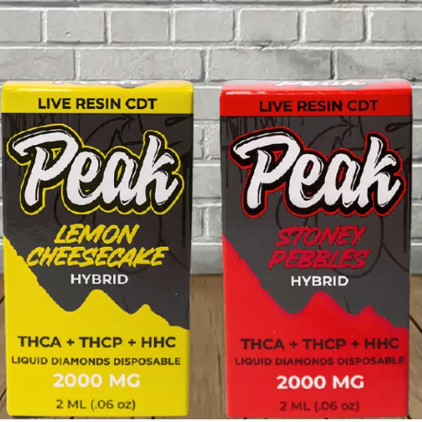 Peak THCA Live Resin Liquid Diamonds Disposable 2ml Best Sales Price - Vape Pens