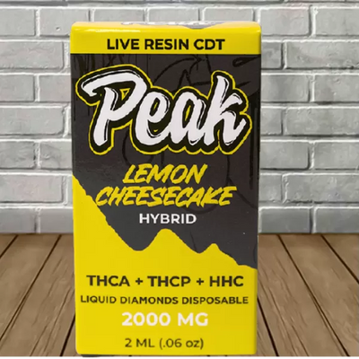 Peak THCA Live Resin Liquid Diamonds Disposable 2ml Best Sales Price - Vape Pens