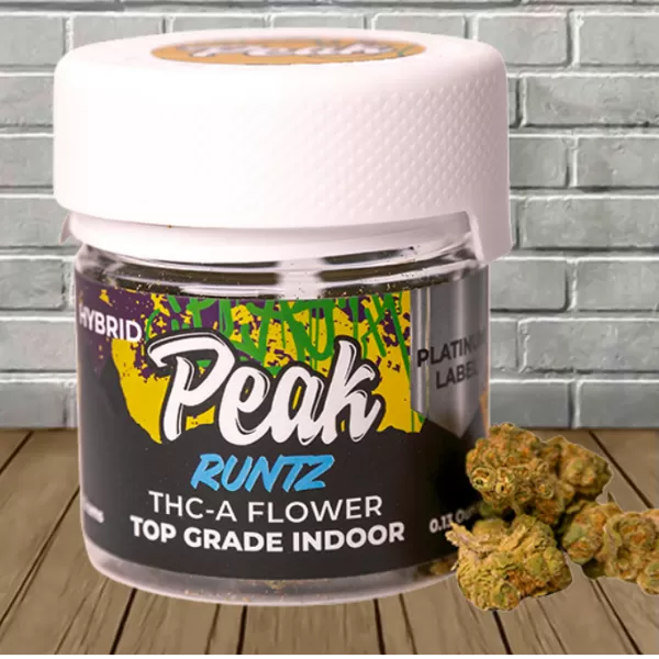 Peak Platinum THCa Flower 3.5g Jar Best Sales Price -