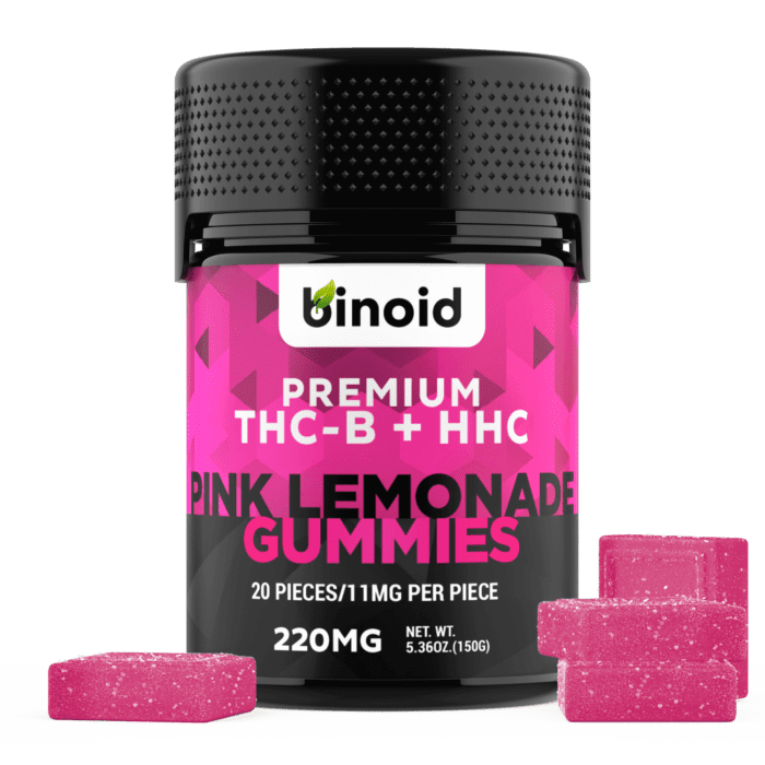 THC-B + HHC Gummies – Pink Lemonade (RELEASE SALE) Best Sales Price - Gummies