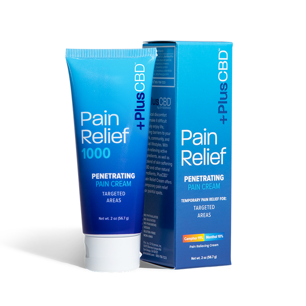 PlusCBD CBD Pain Relief Penetrating Cream Best Sales Price - Topicals
