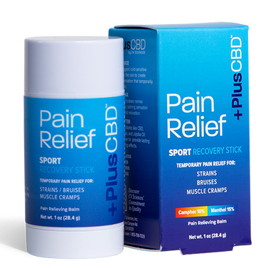 PlusCBD Pain Relief Sport Recovery Stick 1oz Best Sales Price - Topicals