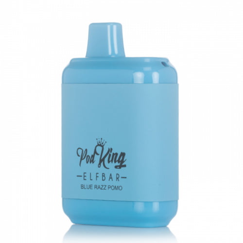 Pod King Elf Bar XC5000 Vape Flavor Kit Blue Razz Pomo Best Sales Price - Disposables