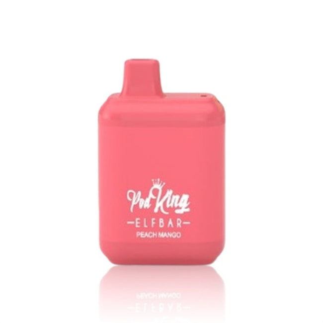 Pod King Elf Bar XC5000 Vape Flavor Kit Peach Mango Best Sales Price - Disposables