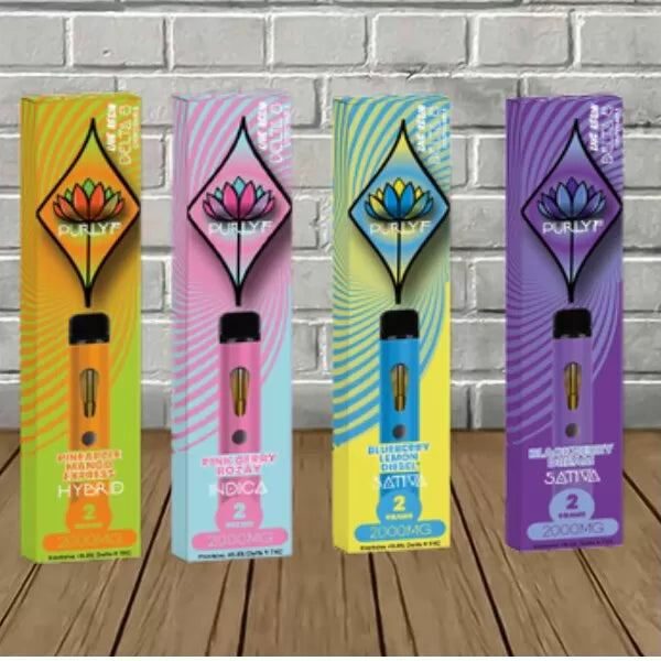 Purlyf Live Resin Delta 8 Disposables 2g Best Sales Price - Vape Pens