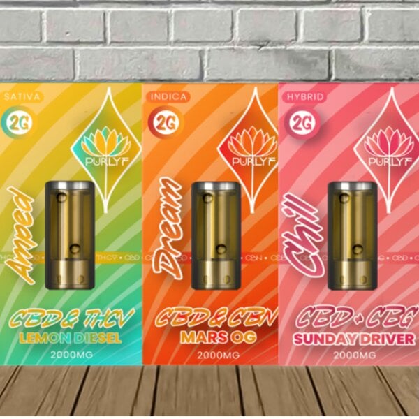 Purlyf Targeted CBD Cartridge 2g Best Sales Price - Vape Cartridges