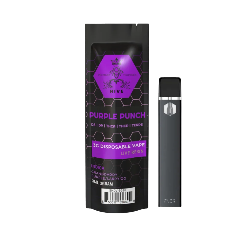 Stirling CBD - Purple Punch Strain Vape Pen 3G Best Sales Price - Vape Pens