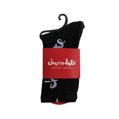 Chocolate X RYOT Stash Socks Black (with interior pocket) Best Sales Price - RYOT