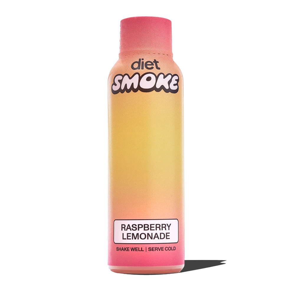 Diet Smoke Raspberry Lemonade 25MG DELTA-9 THC 2OZ SHOT Best Sales Price - CBD
