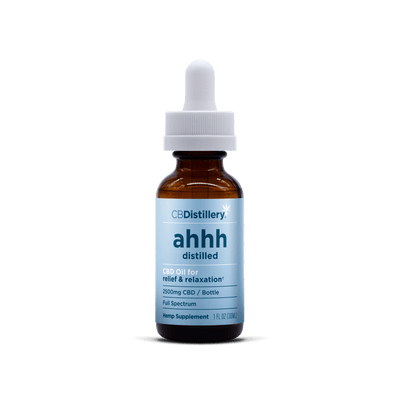 Relief + Relax Full Spectrum CBD Oil Tincture – 2500mg – CBDistillery Best Sales Price - Tincture Oil