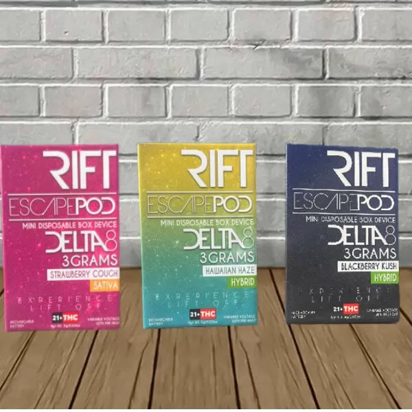 Rift Delta 8 THC Mini Escape Pod Disposable 3g Best Sales Price - Vape Pens
