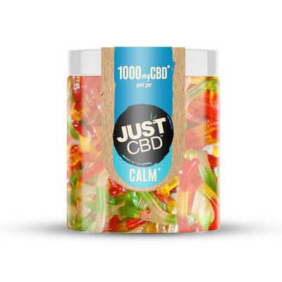 JustCBD - Sugar Free Worms Best Sales Price - Edibles