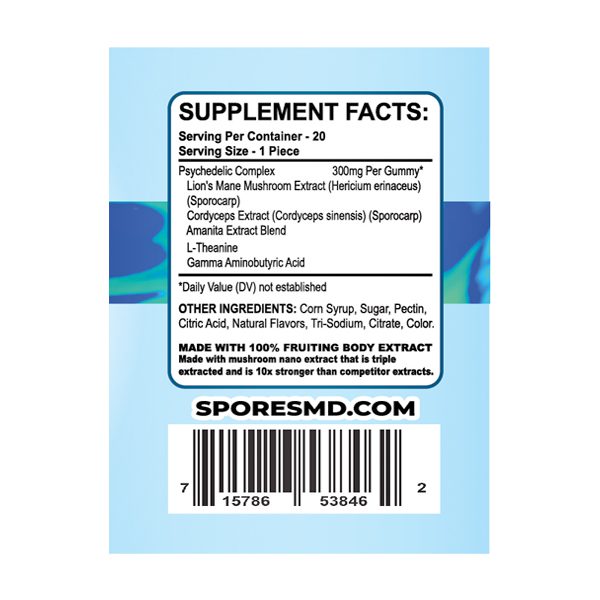 SporesMD Mushroom Gummies 20 Count Best Sales Price - Gummies