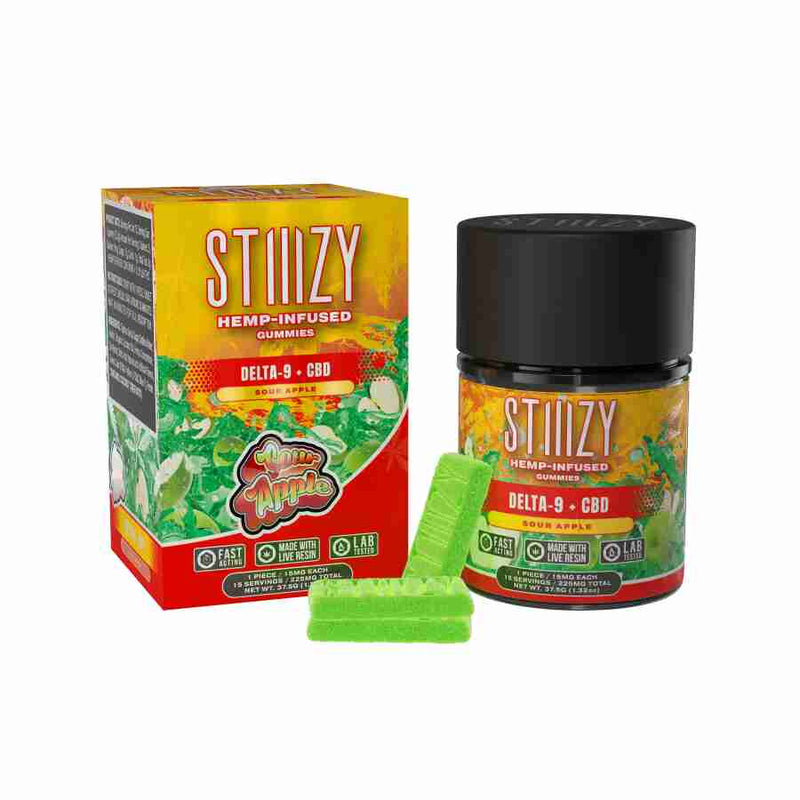 STIIIZY Hemp Delta-9 Gummies 225mg (15pcs) Best Sales Price - Gummies