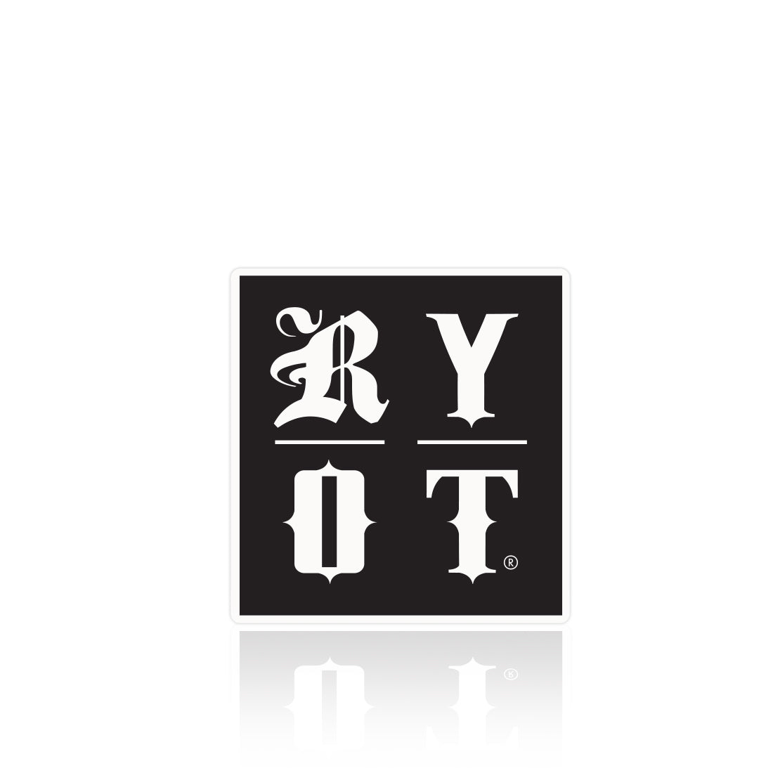 RYOT Die Cut Square Sticker 4″ 20pk Best Sales Price - RYOT