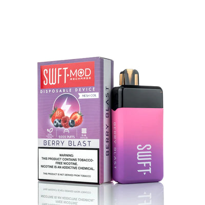 SWFT Mod 5000 Puffs Rechargeable Disposable Vape Berry Blast Best Sales Price - Disposables