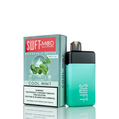 SWFT Mod 5000 Puffs Rechargeable Disposable Vape Cool Mint Best Sales Price - Disposables
