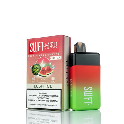 SWFT Mod 5000 Puffs Rechargeable Disposable Vape Lush Ice Best Sales Price - Disposables