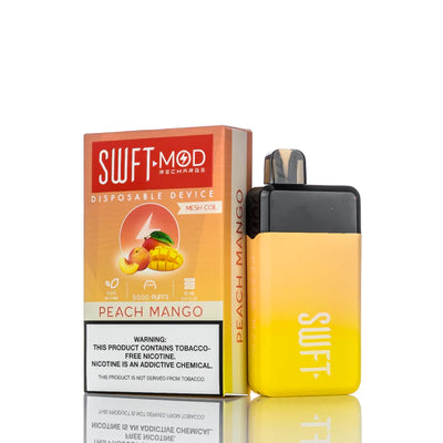 SWFT Mod 5000 Puffs Rechargeable Disposable Vape Peach Mango Best Sales Price - Disposables