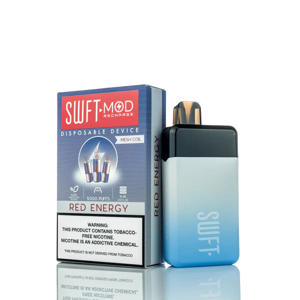 SWFT Mod 5000 Puffs Rechargeable Disposable Vape Red Energy Best Sales Price - Disposables