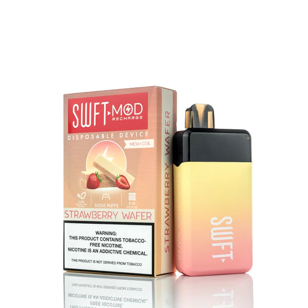 SWFT Mod 5000 Puffs Rechargeable Disposable Vape Strawberry Wafer