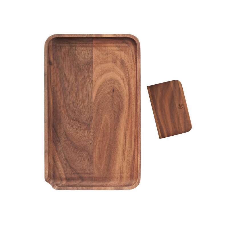 Marley Natural Black Walnut Rolling Tray Best Sales Price - Rolling Papers & Supplies