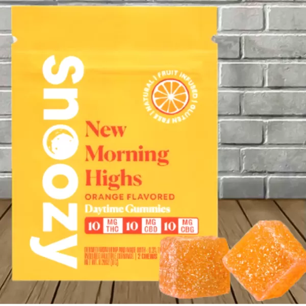 Snoozy New Morning Highs Delta 9 Gummies 20mg