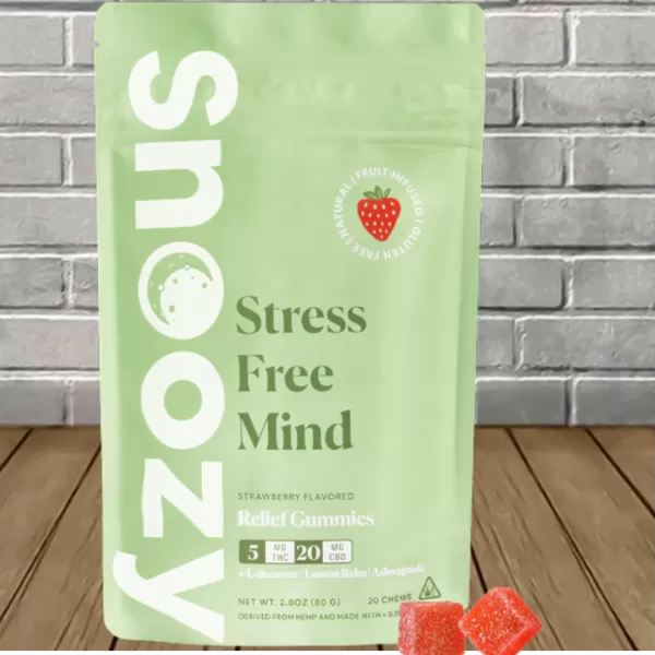 Snoozy Stress Free Mind Delta 9 Gummies 100mg Best Sales Price - Gummies
