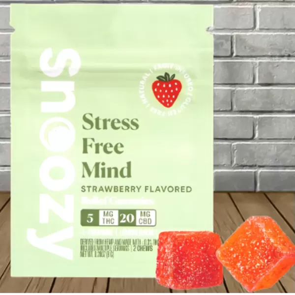 Snoozy Stress Free Mind Delta 9 Gummies 10mg
