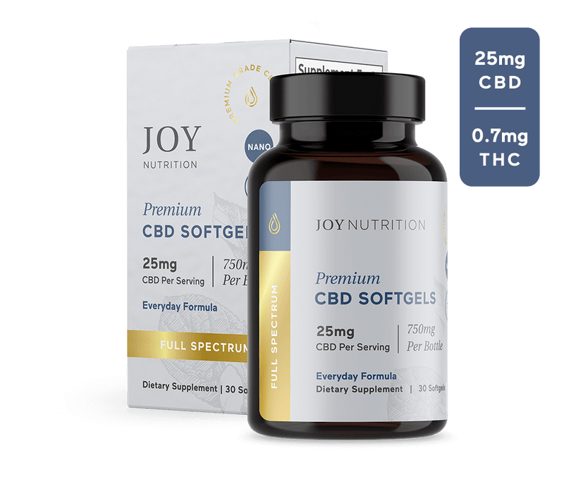 Joy Organics Full Spectrum CBD Softgels with THC Best Sales Price - Edibles