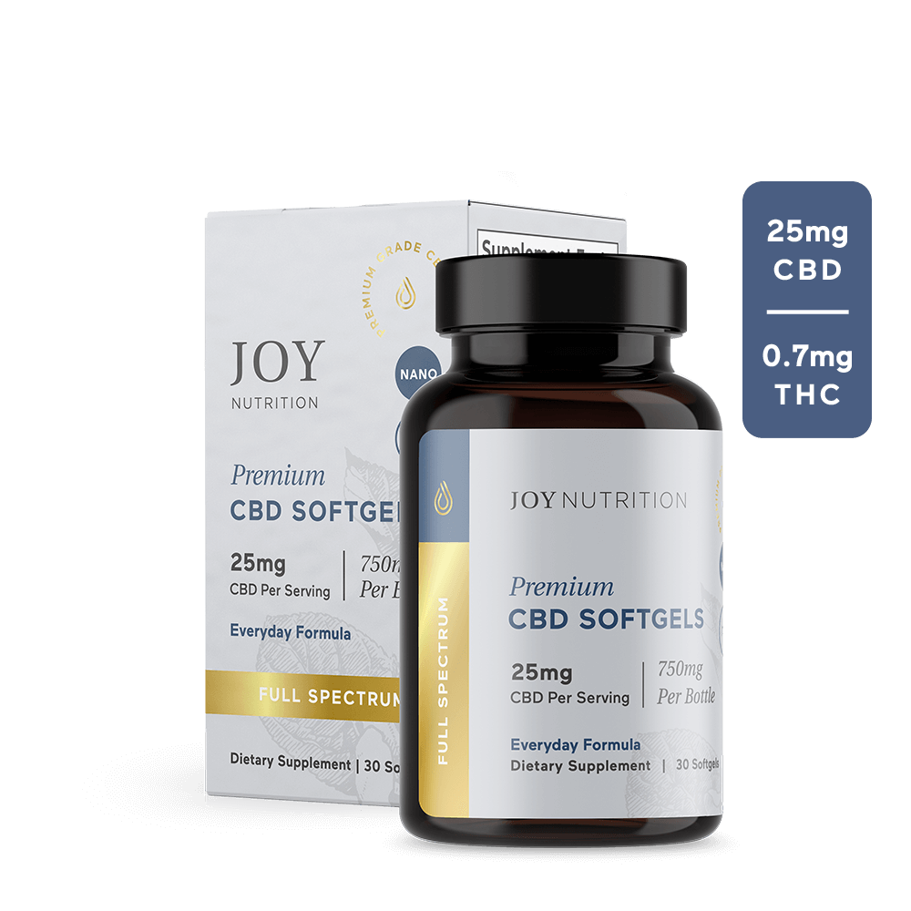 Joy Organics Full Spectrum CBD Softgels with THC Best Sales Price - Edibles