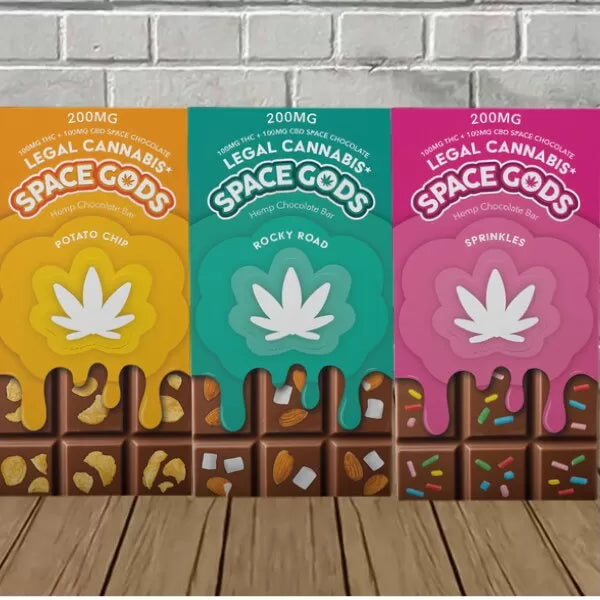 Space Gods Delta 9 | CBD Space Chocolate 200mg Best Sales Price - Edibles