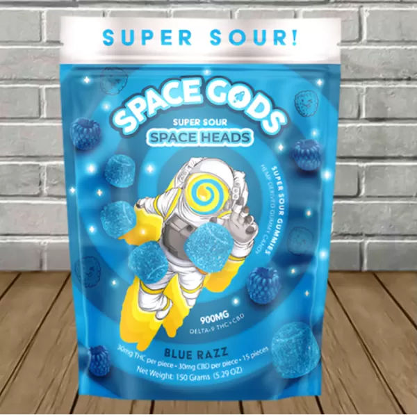 Space Gods Super Sour Space Heads Gummies 900mg Best Sales Price - Gummies