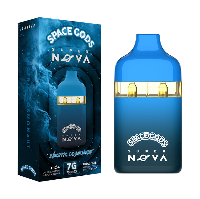 Space Gods Super Nova THCA Liquid Diamonds Dual Coil Disposable Vape Pens 7g Best Sales Price - Vape Pens