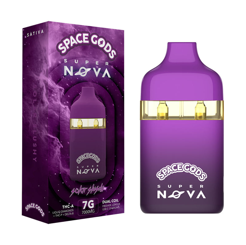 Space Gods Super Nova THCA Liquid Diamonds Dual Coil Disposable Vape Pens 7g Best Sales Price - Vape Pens