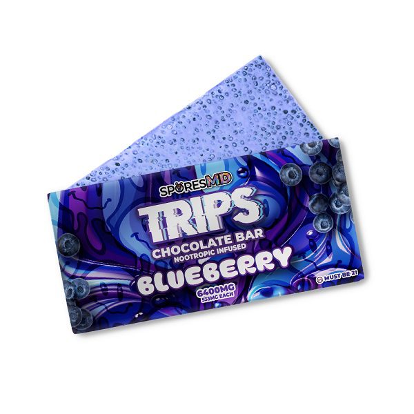 Trips Chocolate Bar Nootropic Infused 6400mg Best Sales Price - Gummies