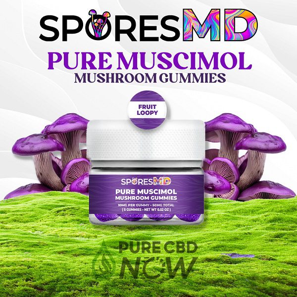 SporesMD Pure Muscimol Gummies 50mg Total Best Sales Price - Gummies