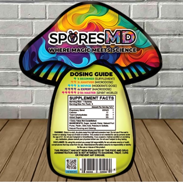 SporesMD Trips Infused Nootropic Gummies 4000mg Best Sales Price - Gummies