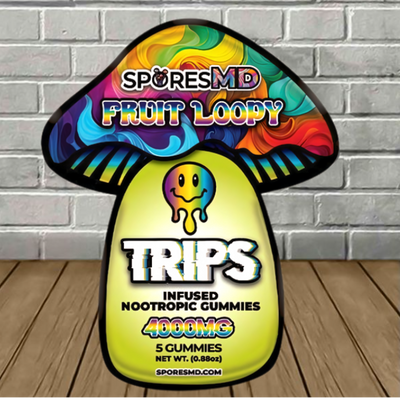 SporesMD Trips Infused Nootropic Gummies 4000mg Best Sales Price - Gummies