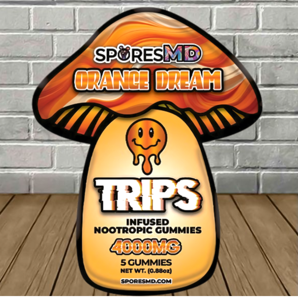 SporesMD Trips Infused Nootropic Gummies 4000mg Best Sales Price - Gummies