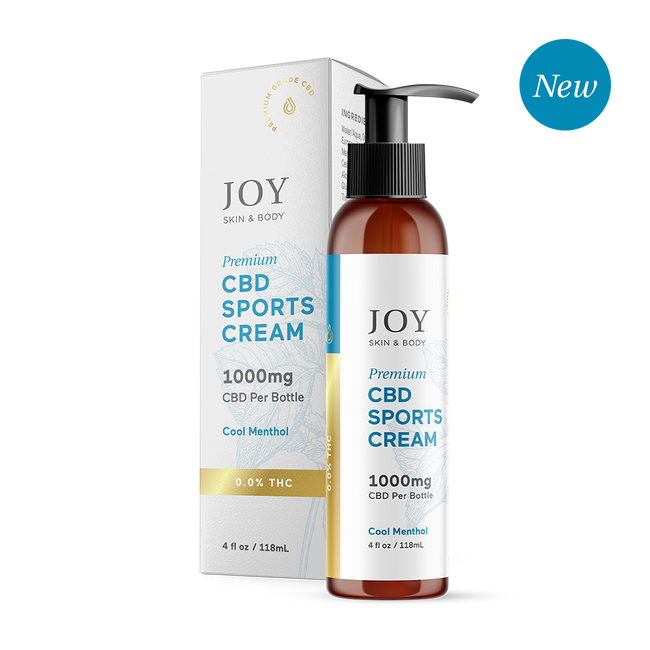 Joy Organics CBD Sports Cream Best Sales Price - Topicals