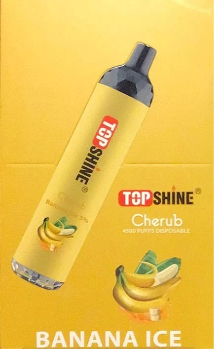 Strawberry Banana Top Shine Cherub Disposable Vape 4500 Puffs Best Sales Price - Disposables