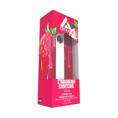 Delta Extrax Strawberry Shortcake Disposable Live Resin Carts Best Sales Price - Vape Cartridges