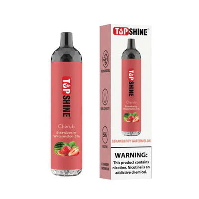 Strawberry Watermelon Top Shine Cherub Disposable Vape 4500 Puffs Best Sales Price - Disposables