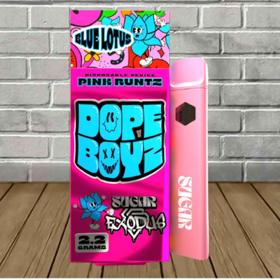 Sugar X Exodus Dope Boyz Blue Lotus Disposable Vape 2.2g Best Sales Price - Vape Pens