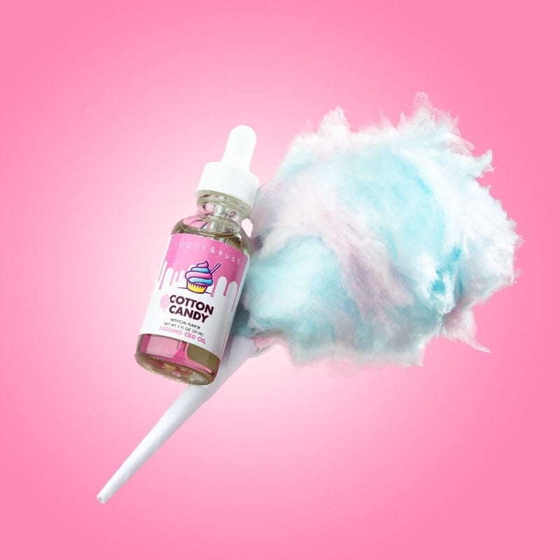 Sugar and Kush Cotton Candy CBD Oil Drops Best Sales Price - Tincture Oil