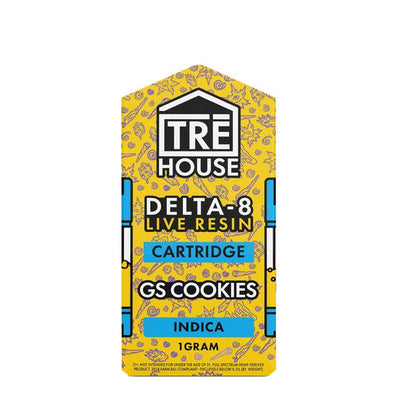 TRE House D8 Live Resin Vape Cartridge - Girl Scout Cookies 1G Best Sales Price - Vape Cartridges