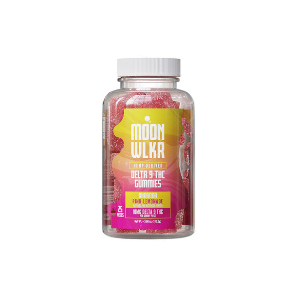 THC Edibles - Pink Lemonade Miranda D9 Gummies - 10mg - By MoonWLKR Best Sales Price - Gummies