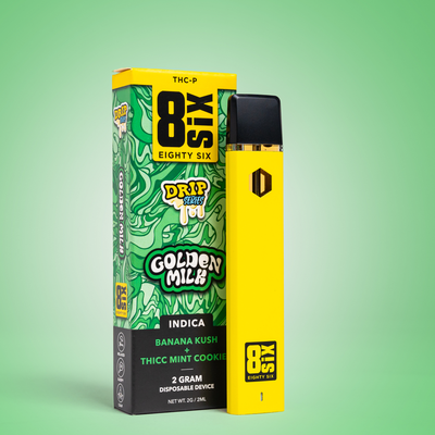 Eighty Six Golden Milk THC-P 2G Disposable (Banana Kush) Best Sales Price - Vape Pens