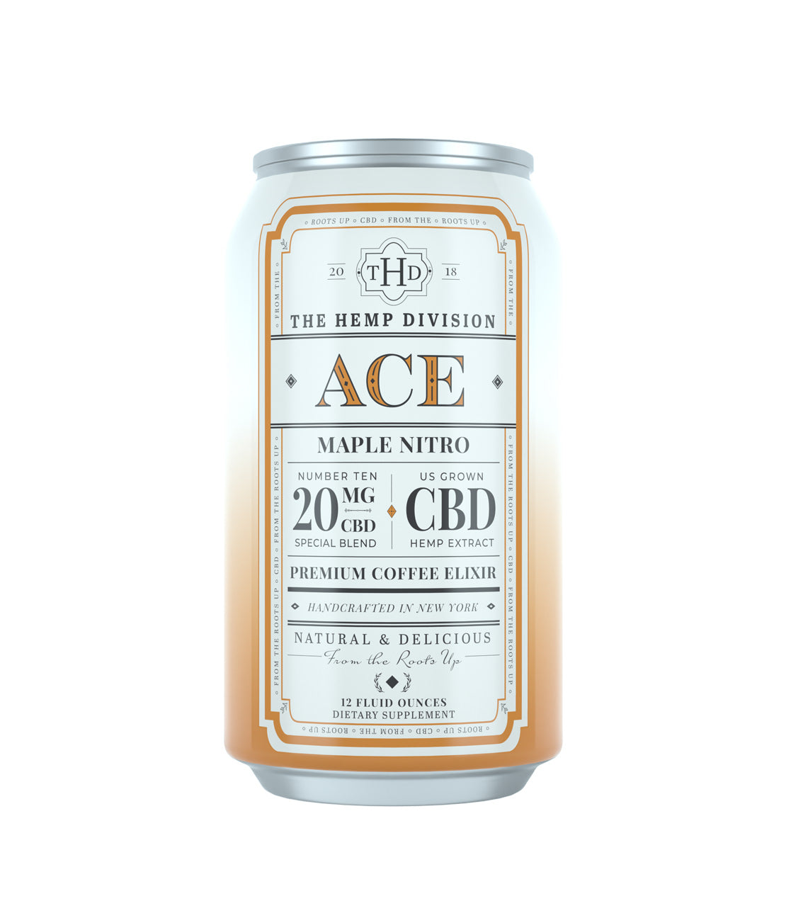 The Hemp Division Ace - Case of 8 Cans - 20 MG CBD Best Sales Price -
